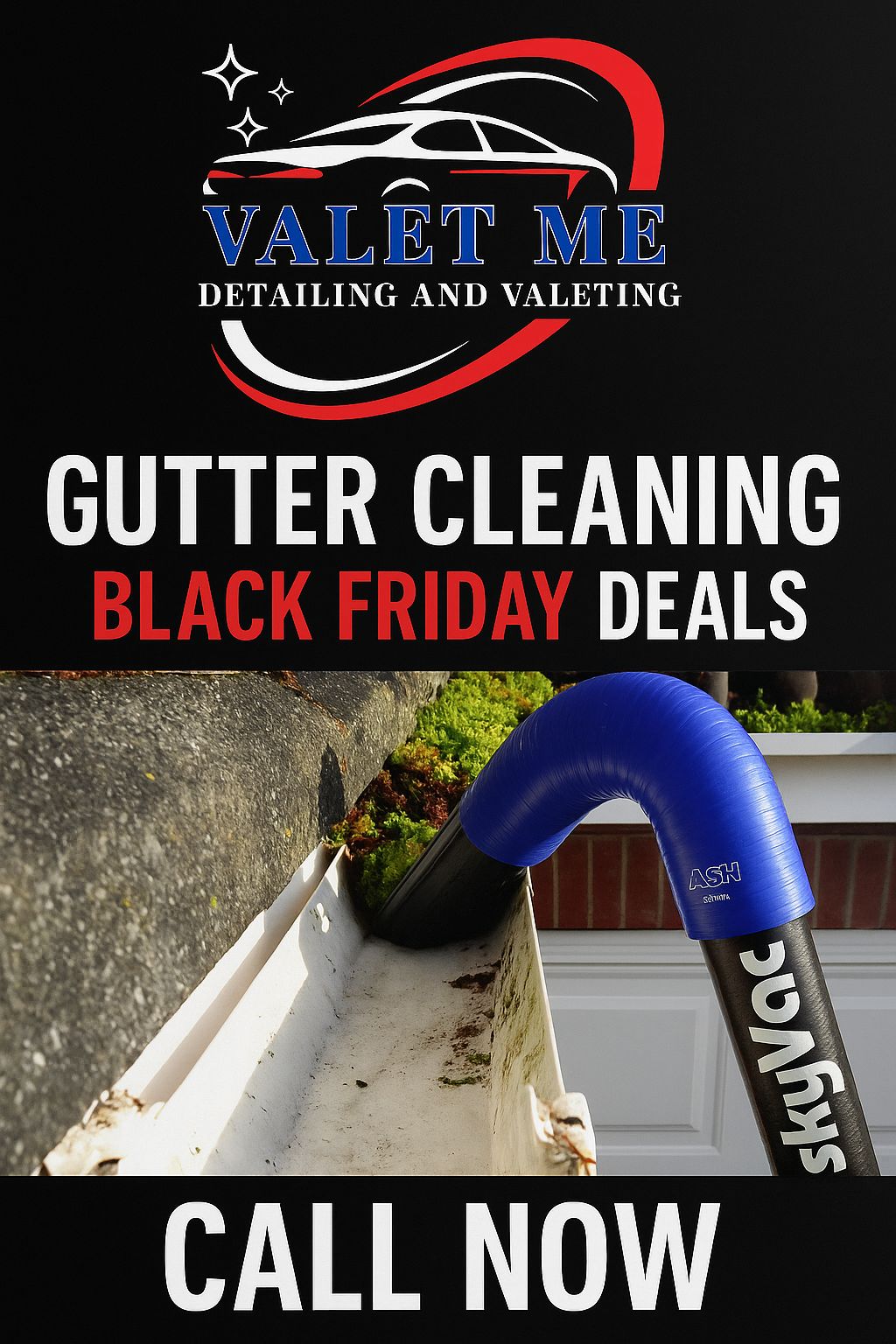 Valet Me Black Friday gutter cleaning deals